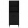 Sideboard Schwarz 34,5x34x90 cm Holzwerkstoff