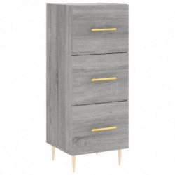 Sideboard Grau Sonoma 34,5x34x90 cm Holzwerkstoff