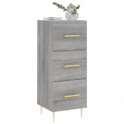 Sideboard Grau Sonoma 34,5x34x90 cm Holzwerkstoff