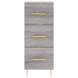 Sideboard Grau Sonoma 34,5x34x90 cm Holzwerkstoff