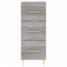 Sideboard Grau Sonoma 34,5x34x90 cm Holzwerkstoff