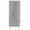 Sideboard Grau Sonoma 34,5x34x90 cm Holzwerkstoff