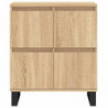 Sideboard Sonoma-Eiche 60x35x70 cm Holzwerkstoff