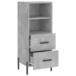 Sideboard Betongrau 34,5x34x90 cm Holzwerkstoff