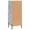 Sideboard Betongrau 34,5x34x90 cm Holzwerkstoff