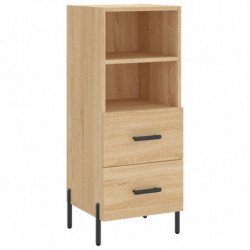 Sideboard Sonoma-Eiche 34,5x34x90 cm Holzwerkstoff