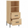 Sideboard Sonoma-Eiche 34,5x34x90 cm Holzwerkstoff