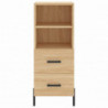 Sideboard Sonoma-Eiche 34,5x34x90 cm Holzwerkstoff