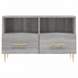 TV-Schrank Grau Sonoma 80x36x50 cm Holzwerkstoff