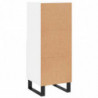Sideboard Weiß 34,5x34x90 cm Holzwerkstoff