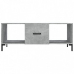 Couchtisch Betongrau 102x50x40 cm Holzwerkstoff