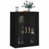 Wandschrank Schwarz 69,5x34x90 cm