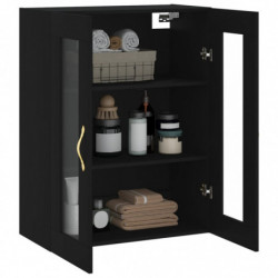 Wandschrank Schwarz 69,5x34x90 cm