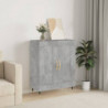 Sideboard Betongrau 69,5x34x90 cm Holzwerkstoff