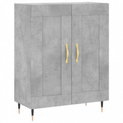 Sideboard Betongrau 69,5x34x90 cm Holzwerkstoff