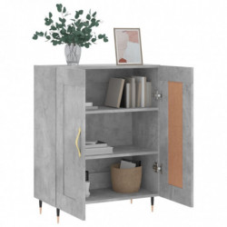 Sideboard Betongrau 69,5x34x90 cm Holzwerkstoff