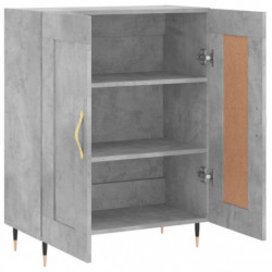 Sideboard Betongrau 69,5x34x90 cm Holzwerkstoff