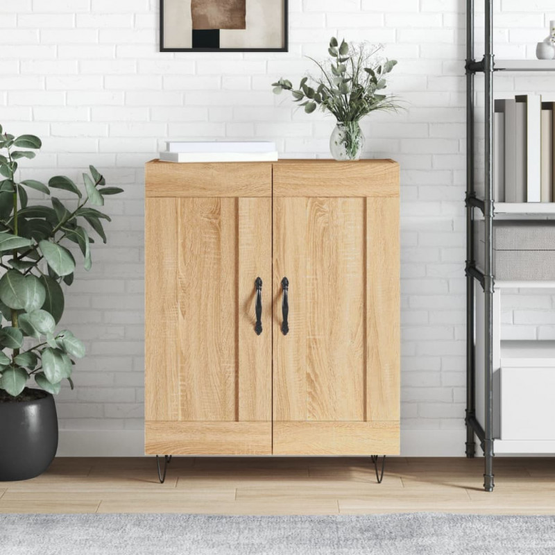 Sideboard Sonoma-Eiche 69,5x34x90 cm Holzwerkstoff