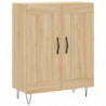 Sideboard Sonoma-Eiche 69,5x34x90 cm Holzwerkstoff