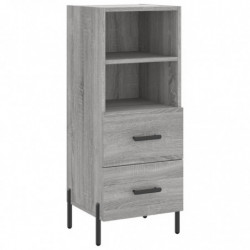 Sideboard Grau Sonoma 34,5x34x90 cm Holzwerkstoff