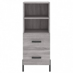 Sideboard Grau Sonoma 34,5x34x90 cm Holzwerkstoff