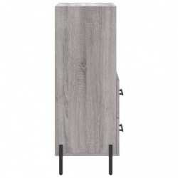 Sideboard Grau Sonoma 34,5x34x90 cm Holzwerkstoff