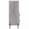 Sideboard Grau Sonoma 34,5x34x90 cm Holzwerkstoff