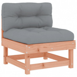 Mittelsofa mit Kissen Massivholz Douglasie