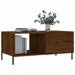 Couchtisch Braun Eichen-Optik 90x50x40 cm Holzwerkstoff