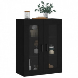 Wandschrank Schwarz 69,5x34x90 cm