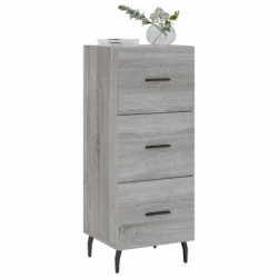 Sideboard Grau Sonoma 34,5x34x90 cm Holzwerkstoff