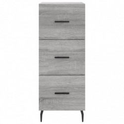 Sideboard Grau Sonoma 34,5x34x90 cm Holzwerkstoff