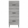 Sideboard Grau Sonoma 34,5x34x90 cm Holzwerkstoff