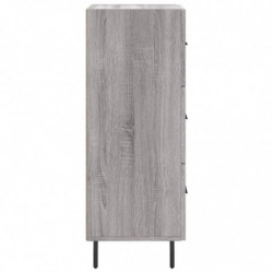 Sideboard Grau Sonoma 34,5x34x90 cm Holzwerkstoff