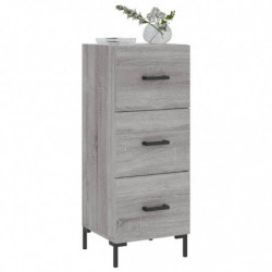 Sideboard Grau Sonoma 34,5x34x90 cm Holzwerkstoff