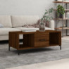 Couchtisch Braun Eichen-Optik 102x50x40 cm Holzwerkstoff