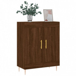 Sideboard Braun Eichen-Optik 69,5x34x90 cm Holzwerkstoff