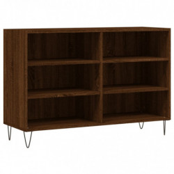 Sideboard Braun Eichen-Optik 103,5x35x70 cm Holzwerkstoff