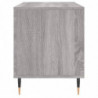 Plattenschrank Grau Sonoma 100x38x48 cm Holzwerkstoff