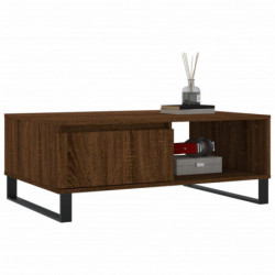 Couchtisch Braun Eichen-Optik 90x60x35 cm Holzwerkstoff