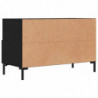 TV-Schrank Schwarz 80x36x50 cm Holzwerkstoff