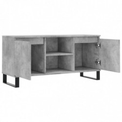 TV-Schrank Betongrau 104x35x50 cm Holzwerkstoff