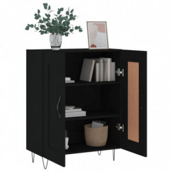 Sideboard Schwarz 69,5x34x90 cm Holzwerkstoff