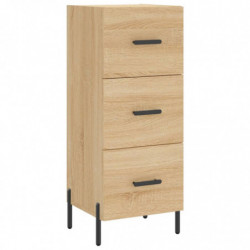 Sideboard Sonoma-Eiche 34,5x34x90 cm Holzwerkstoff