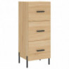 Sideboard Sonoma-Eiche 34,5x34x90 cm Holzwerkstoff