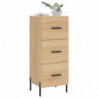 Sideboard Sonoma-Eiche 34,5x34x90 cm Holzwerkstoff