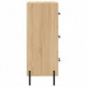 Sideboard Sonoma-Eiche 34,5x34x90 cm Holzwerkstoff