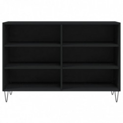 Sideboard Schwarz 103,5x35x70 cm Holzwerkstoff