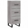 Sideboard Grau Sonoma 34,5x34x90 cm Holzwerkstoff