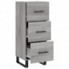 Sideboard Grau Sonoma 34,5x34x90 cm Holzwerkstoff